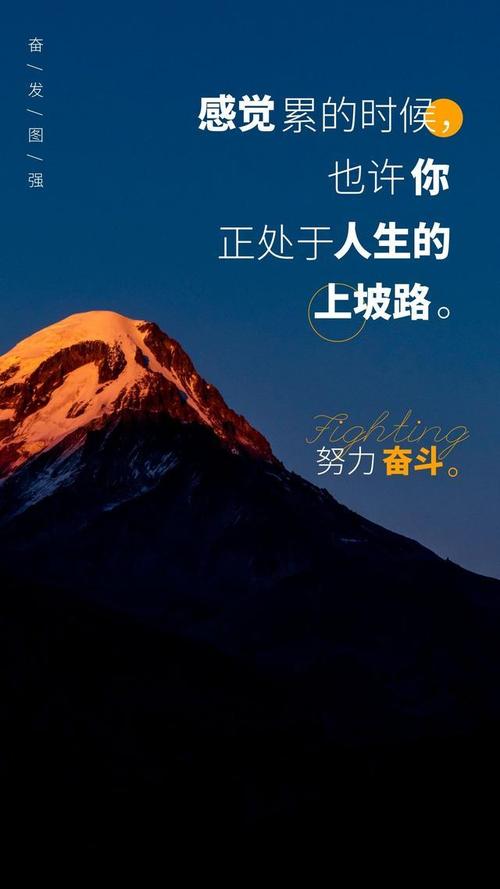 为目标努力奋斗的句子