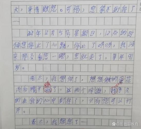 小学五年级女生,一篇仅300多字的作文,却令全班同学感动到哭