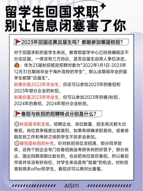 留学归国,到底算不算应届生。找工作才知道应届生有多重要