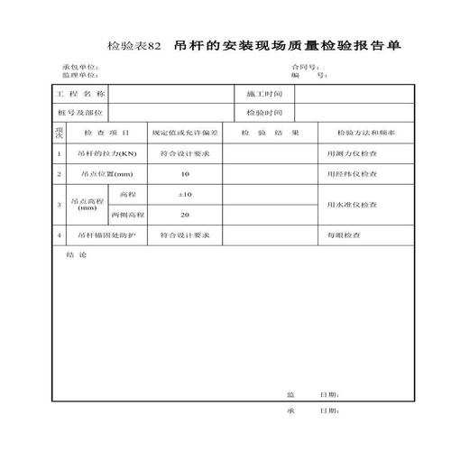 吊杆维修报告解读：保障工程安全，提升建筑品质